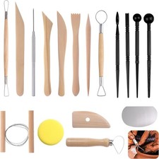Töpferwerkzeug Set, 17 Stück