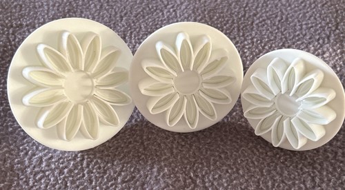 Fondant ausstecher blumen - 3x,