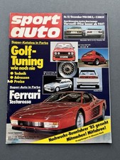 Sport Auto 12/1984 Ferrari