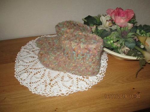 Hüttenschuhe strickfilz - ,