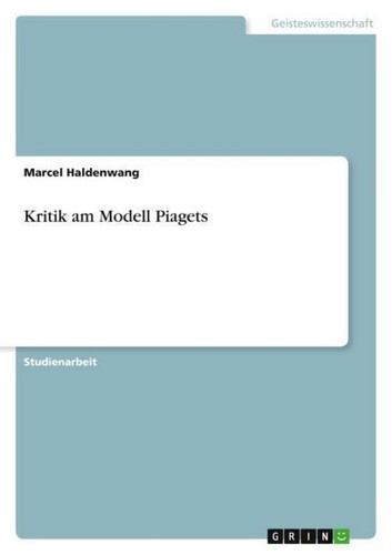 Kritik modell piagets - modell,