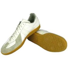 ORIGINAL BW BUNDESWEHR SAMBA SPORTSCHUHE HALLENSCHUHE SNEAKER WEIß