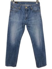 Vintage LEE Herren KNOX Gerade Jeans Größe W34 L31