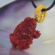 Toad Frosch Hängelampe Rot