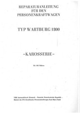 300621 Reparatur Wartburg 1300
