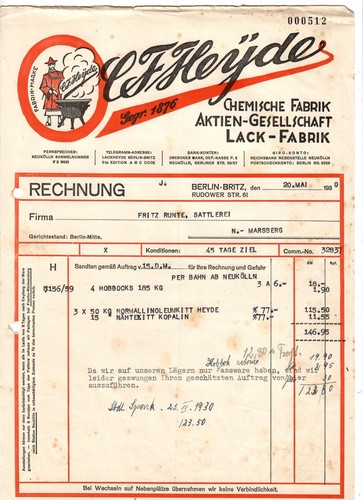 Aj1 alte rechnung f - c.,