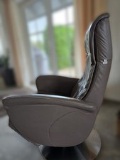 Relax-Sessel mit Liegefunktion - Leder - Fa. Hukla