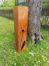 Edelrost Säule quadratisch