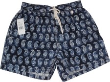 Badeshorts NEUW Ralph Lauren Gr. S Blau-weiß Paisleymuster
