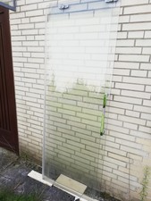Glasschiebetüren Dusche - 2 große Glaselemente ca. 70 x 200cm (ohne Halterungen)