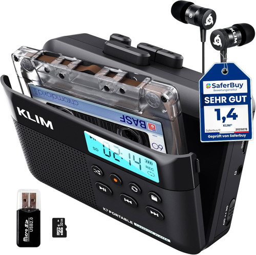 Klim kassettenspieler - k7,