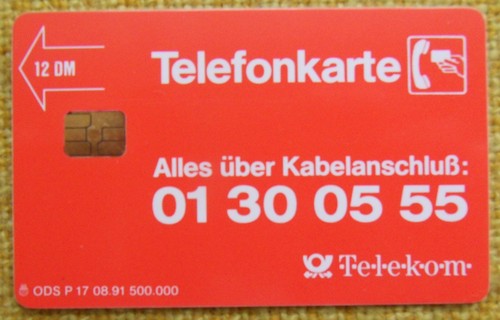 Telefonkarte deutschl 17 - telefonkarte,
