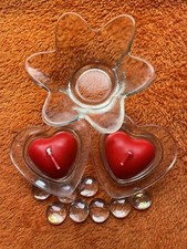 Teelichthalter Set , 6 Teile,  Glas, unbenutzt!