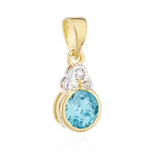 6,3mm Echt Blautopas