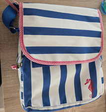 TCM Kühltasche Picknicktasche Blau weiß maritim Seepferdchen Tchibo