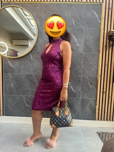 Abendkleid paillettenscheide - abendkleid,