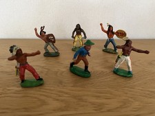 DDR Indianer aus Masse 11 Massefiguren