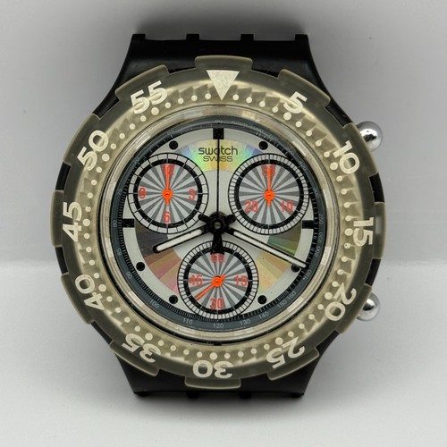 Vintage swatch aqua chrono uhr - vintage,