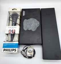 #SE1066# Retro Philips Grundig Vivanco Mikrofon Konvolut 4 Stück