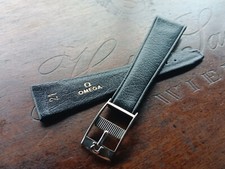 Omega Vintage 21mm Leder Band
