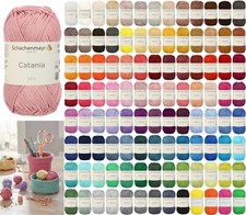 ABVERKAUF 50g Schachenmayr Catania Baumwolle Garn Stricken Amigurumi (53,00€/kg)