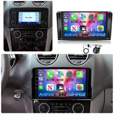 Android 15 Autoradio GPS Navi RDS WIFI Für Mercedes Benz ML/GL Klasse W164 X164