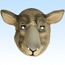 Tier Maske weißes Schaf zum