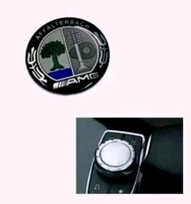 1 stück 29mm edelstahl AMG Badge auto center control Emblem für Mercedes Benz