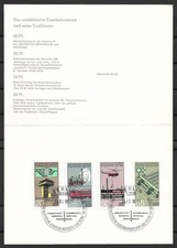 DDR Gedenkblatt 40 Eisenbahn in Volkes Hand 150 Jahre Deutsche Eisenbahn 1985