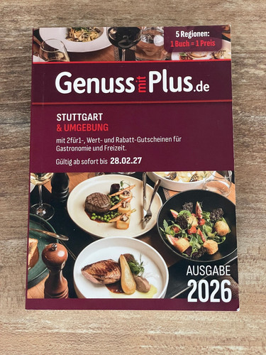 Gutscheinbuch genuss mit plus - genuss,