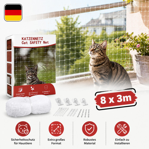 Reißfest robust katzennetz - reißfest,