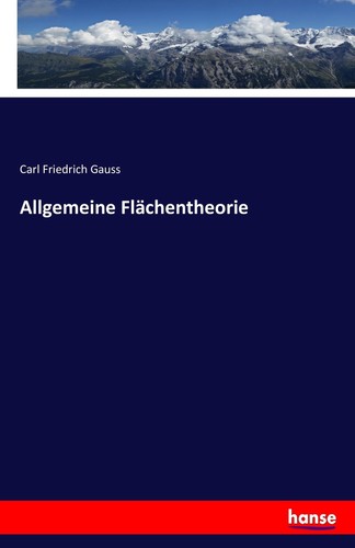 Allgemeine flächentheorie - allgemeine,