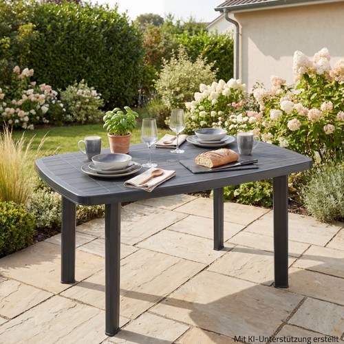 Gartentisch anthrazit - -,
