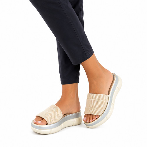 Sandalen ilse jacobsen beige - sandalen,
