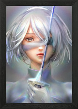 Anime Mädchen mit Schwert