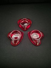 Teelichthalter 3 Stück rote