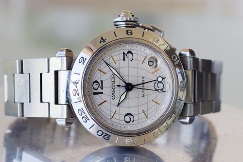 Cartier pasha gmt ref 2377 - gmt, ref.2377
