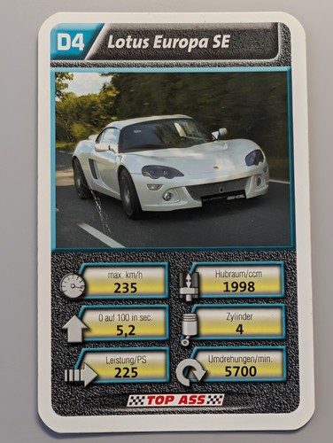 Lotus europa einzelkarte - lotus,