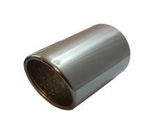 Auspuffblende Endrohr für ALFA ROMEO 147 in Sportauspuff Optik 76mm rund