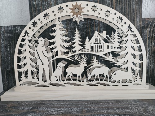 Beleuchteter holz - beleuchteter,