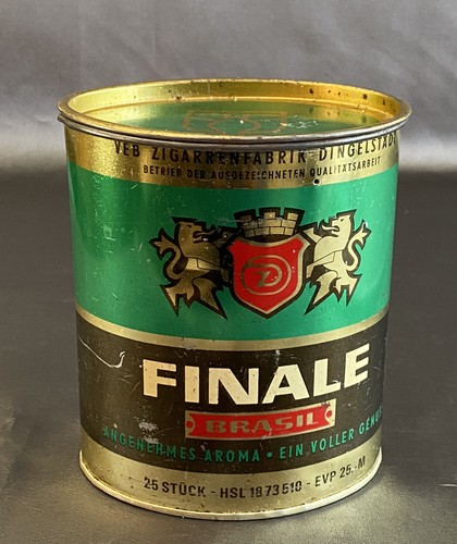 Ddr zigarren blechdose - zigarren, finale