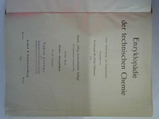 Enzyklopädie der technischen Chemie 5. Band Färben bis Glyoxylsäure Ullmann, Dr.