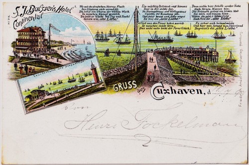 Postkarte 1897 gruss aus - 1897,