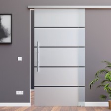 Slimline glasschiebetür glas - slimline,