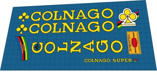 Colnago super 1974 frame - colnago,