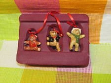 V&B VILLEROY & BOCH - MY CHRISTMAS TREE - Trio Ornament TEDDY Anhänger