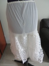 KARNEVAL – Spitzenunterrock mit Gummizug, Größe 40/42 (1688)