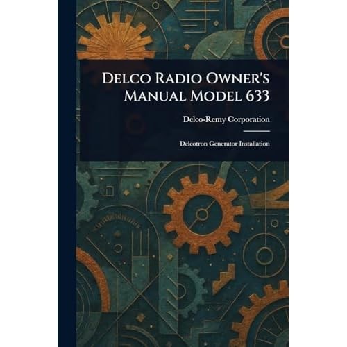 Delco radio owner - delco, owner's