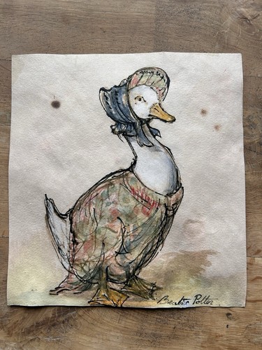 Vintage handbemaltes aquarell - vintage,