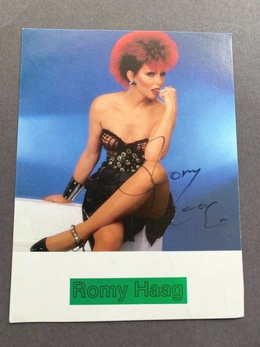 Romy haag signiert - , signed